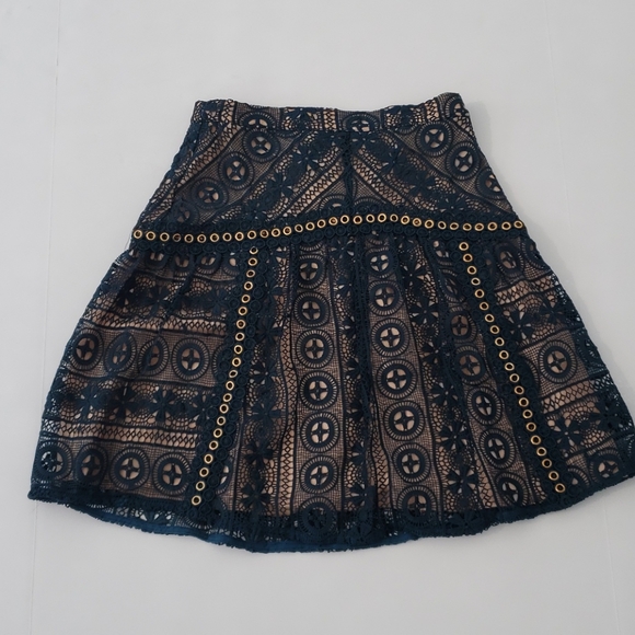 NWT endless rose Revolve Crochet Lace Skirt - Picture 3 of 7